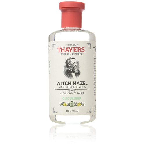 THAYERS Witch Hazel with Aloe Vera, Cucumber, Clear, 12 Fl Oz
