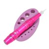Pinkiou Tattoo Pen Eyebrow Tattoo Machine Holder Silicone Tattoo Pigment Ink Cotton Swabs Cup Holders Permanent Makeup Tattoo Supplies (Pink)