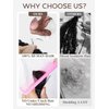 Luxnovolex Braiding Human Hair 100g 18 Inch Natural Color Deep Water Wave Bulk Human Hair for Braiding No Weft Brazilian Virgin Curly Human Hair Extensions for Boho Braids