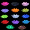 Bybyseno Girl Tutu Skirt, Light Up LED Ballet Tutu Skirt 2-8 Years Fluffy Ballet Dress Up Costume for Kids Party 3-Layer Multicolor Tutu Skirts (Black)