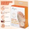 Bunion Corrector for Women & Men - Bunion Pads Relief Orthopedic Sock Cushion Sleeve Splint Gel Protector Support Brace w/ Non-Slip Grip - Bunion Remover Toe Guard - Fix Hallux Valgus Med. 2 Pcs