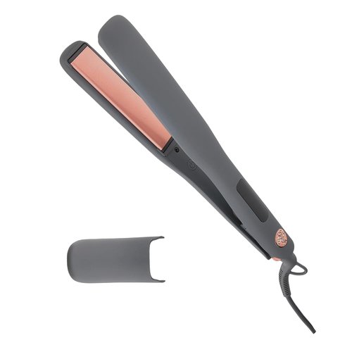 Hairitage Straight to It Flat Iron for Hair Straightening & Frizz Control - Ceramic Tourmaline Straightener for All Hair Types - Soft Heat Technology for Smoothing, Dual Voltage, Auto Shut-Off