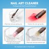 Makartt Nail Art Brushes Cleaner: Nail Polish Brush Bristles Restorer, Acrylic Nail Art Brush Cleaner Liquid for Solid Gel Polish/Nail Art Liner/Builder Gel/Dip Powder Manicure Brush - 70ml/2.36 Fl.oz