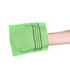 Sofrien Korean Exfoliating Towel Washcloth Mitts, Korean Italy Shower and Bath Towel (6.29 x 5.3 Inch, Green) Made in Korea (Green, 30 Pcs)