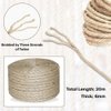 STIX-ON Twisted Sisal Rope – 50' X 1/4" Sisal Twine – Multipurpose Rope for Cat Scratcher, DIY Projects, Gardening, Arts & Crafts – Industrial Strength Natural Sisal String Rope (1/4 Inch X 50 Feet)