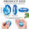 Worry Stone Worry Stones for Anxiety for Kids Polymer Clay Worry Stone Thumb Worry Stone for Anti Anxiety (Oval)