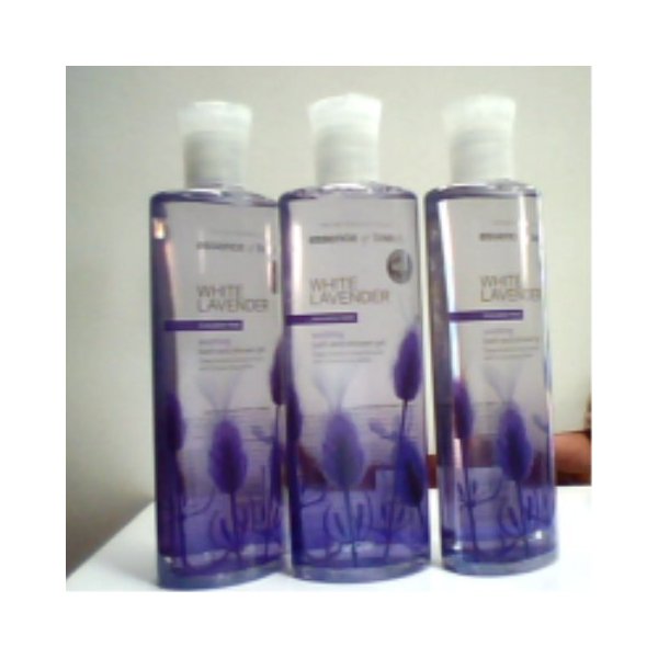 Essence of Beauty White Lavender Bath & Shower Gel 10 Fl (3 Bottles)