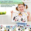 Ozepao Cow Stickers 24 Pcs Make-A-Face Mix and Match Cow Sticker Sheets for Kids Cute Cow Party Favors and Crafts