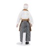 Dollhouse Dolls 1 12 Scale Miniature Porcelain Ceramic Doll People Model Ornament Chef Man Servant Dollhouse Accessories(#1)