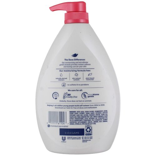 Dove Body Wash for Softer, Smoother Skin After Just One Use Pomegranate and Hibiscus Tea Sulfate-free Bodywash 34 oz