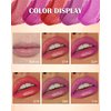 Metallic Diamond Glitter Matte Lipstick Crayon Pencil, Long Lasting Non-Stick Red Shiny Creamy Lip Gloss Lip Liner Pen, Sparkling High Pigment Waterproof Eyeshadow, Shimmer Lip Blam Stain Makeup – 08#