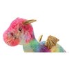 FRINGE STUDIO Dog Toy, Rainbow Dragon-Plush Pet Toy (289365)