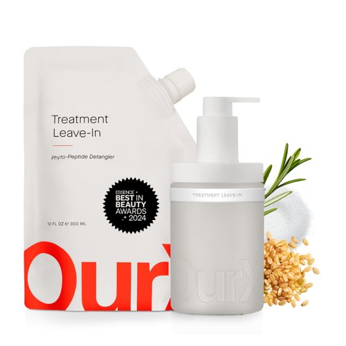 Leave-In Conditioner for Dry, Damaged Hair - Light-weight Treatment Cream for Hydration, Curl Definition & Heat Protection - Leave-In Conditioner for Psoriasis - Silicone Free 4C Hair Products (10oz)