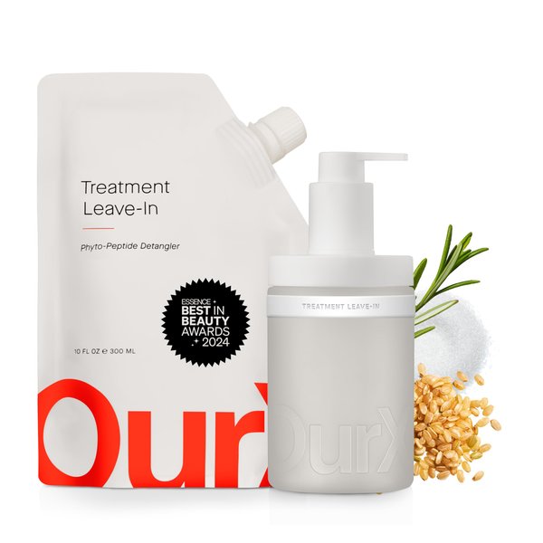 Leave-In Conditioner for Dry, Damaged Hair - Light-weight Treatment Cream for Hydration, Curl Definition & Heat Protection - Leave-In Conditioner for Psoriasis - Silicone Free 4C Hair Products (10oz)