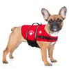 Paws Aboard Dog Life Jacket - Keep Your Canine Safe with a Neoprene Life Vest - Designer Life Jackets - Perfect for Swimming and Boating - Red, Small