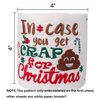 Christmas Embroidered Toilet Paper Decorations - Xmas Party/White Elephant/Gag Gift/Bathroom Decor