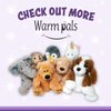 1i4 Group Warm Pals - Hippo - Cozy Lavender Scented Plush Toys - Stuffed Animal - Coolable Bedtime Comfort Plushie