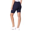 FashionJOA Activewear Workout Cycling Yoga Running Biker Shorts Navy 2XL