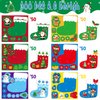 ANGOLIO 300PCS Christmas Stockings Scene Roll Make Your Own Christmas Stockings Stickers Craft Mix and Match DIY Sticker for Xmas Hoilday Party Favors Kid Sticker Game Classroom Reward Supply
