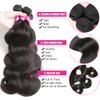 Beauty Queen 10A Brazilian Body Wave Human Hair Bundles (20 22 24 Inch) Unprocessed Weave 3 Bundles Virgin Remy Hair Extensions Natural Color