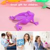 Toddmomy Plastic Frogs Toy Frog 24Pcs Plastic Jumpy Frogs Bouncing Frog Toy Frog Jumping Toy Finger Pressing Frog Jumper Toy for Kids Party Favors Games