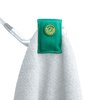 Stripebird - Magnetic Clip for Any Towel (Green) - Highest Strength Magnet - Golf Towel Magnet - Magnetic Golf Towel - Removable from Towels - Magnetic Golf Towel Clip - Magnetic Golf Towels for Men