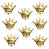 8Pcs Gold Crown Foil Balloons Party Decorations.Wedding Bridal Shower Marriage Engagement Party Supplies