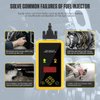 QPKING Car Fuel Injector Signal Generator,GDI Fuel Injection System Cleaners,Fuel System Cleaning Assistant Fuel Injector Cleaner for 12V Standard Injector/75V High Volt Injector Simultaneously