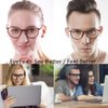 Big Round Computer Blue Light Blocking Glasses - Clear Lens Reading Glasses for Women Men Anti Eye Strain & UV Glare 5033tor-250 (Tortoise, 2.50)