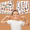 80 PCS Funny Otter Temporary Tattoos Sticker Cute Sea Animal Birthday Party Decorations Supplies Favors Celebration Gifts Boys Girls Baby Shower Cute Tattoo School Reward Themed