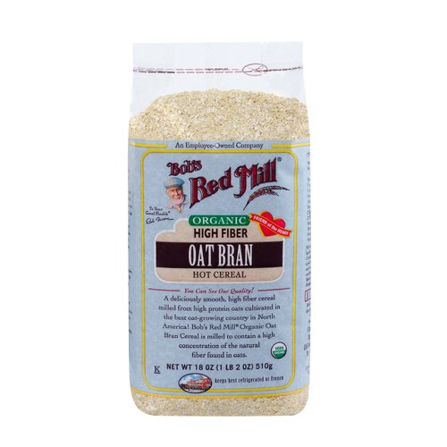 Bob's Red Mill, Oat Bran Cereal, Organic, 18 Oz