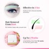 Beauty7 Eyebrow Wax Strips Kit Facial Wax Strips Hair Removal Eyebrow Shaper at Home Waxing 24 Strips 4 Calming Oil Wipes for Sensitive All Skin Types Women (Eyebrow Wax Strips)