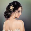 4 Pieces Starfish Hair Clip Metal Starfish Hairpin Sea Star Hair Clip Beach Hair Pins for Women Hair Accessories