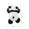 FRCOLOR Panda Hairpin Girl Stuffed Animals Headbands for Korean Outfits Fluffy Hair Scrunchies Hair Clips Plush Headband Plush Panda Hairpin Clip Cartoon Panda Hairpin Panda Barrette