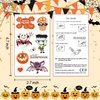 Cerlaza Luminous Halloween Temporary Tattoos for Kids Birthday Party Decorations, Glow Halloween Party Supplies Favors Decor for Boys Girls, Halloween Goodie Bag Fillers Stuffers-10 Sheets