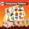 48 Cowboy 24PCS Cowboy Temporary Tattoos Sticker 24PCS Slap Bracelets Perfect for Themed Birthday Party Favors Baby Showers or Classroom Rewards Ideal Decor and Gifts for Girls and Boys