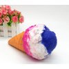Magik Scented Jumbo Squishies Unicorn Bear Ice Cream Cone Galaxy Toys Cute Slow Rising Squishy Kids Children Adult for Holiday and Stress Relieve (Ice Cream Pink/White/Blue, 7.48 x 4.13 Inch)
