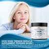 Real Science Nutrition Tremor Miracle - Essential Tremor Herbal Supplement Powder for Hands, Legs, Feet, Head Tremors (13.4 Oz, Grape Flavor)