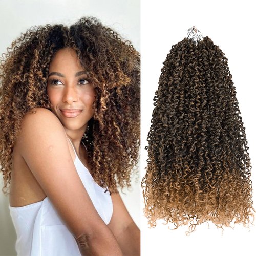 Silike 10packs Yanky Twist Crochet Braids Hair Extensions(T27, 14)