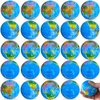 Globe Squeeze Balls,2.5 inch Earth Stress Relief Balls,Soft Foam Stress Ball Toy for Finger Exercise,School or Office Party Favors,24 Pcs