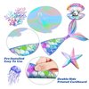 30 Pcs Mermaid Hanging Swirl - Mermaid Party Decorations, Mermaid Party Supplies for Girls, Ocean Mermaid Ceiling Streamers for Mermaid Party Favors, Baby Shower and Theme Birthday Party Decoration