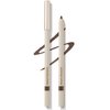 Heart Percent Dote On Mood Gel Eyeliner Pencil, Long-Lasting Waterproof Smudge Proof Smooth Retractable Eye Liner Pencil with Built-In Sharpener (02. Natural Brown)