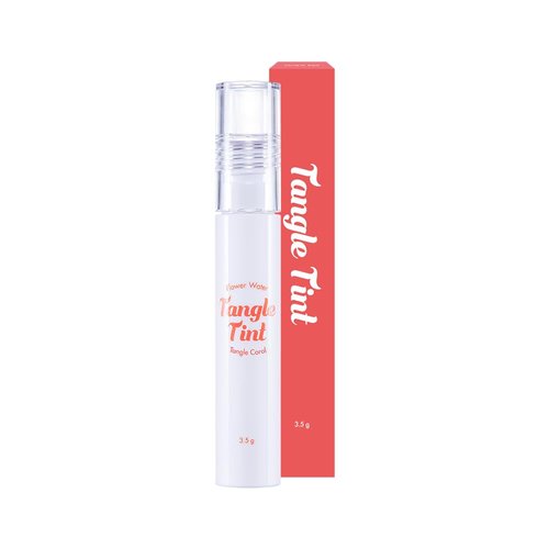 BEAUTY PEOPLE Long Lasting Flower Dew Water Lip Tint with Vitamin-Packed Fruit Extracts for Hydrated Lip Stain (Coral, 3.5ml)