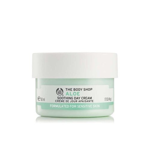 The Body Shop Aloe Soothing Day Cream – Moisturizes Sensitive Skin – Vegan – 1.7 oz