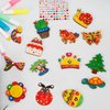 GWAHSA 30pcs DIY Wooden Magnets, Glow in The Dark Wooden Art Craft Supplies Painting Kit for Kids Activities Party Favors for Boys Girls Ages 4-8 8-12 Birthday Gifts Toys Pinata Goodie Bags Stuffers