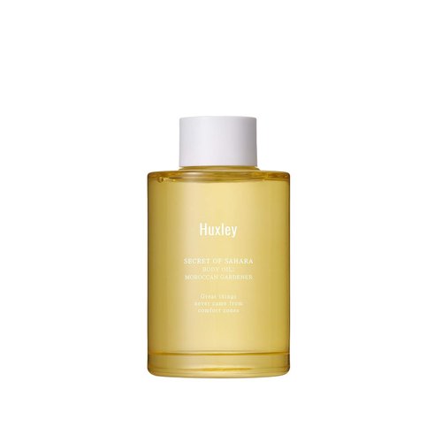 Huxley Secret of Sahara Body Oil Moroccan Gardener 3.38 fl. oz | Korean Ultra Hydrating Body Oil | Deep Hydration with Vitamins A, B2, E and K (New Package)