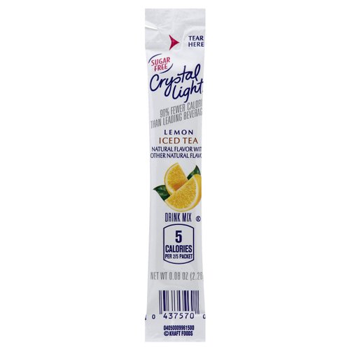 Krafts Crystal Light On The Go Iced Tea Drink 20 Ounce, 30 per pack - 4 packs per case.