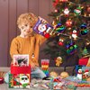BenLouis Christmas Party Favors for Kids Christmas Classroom Gifts Prize Stockings Filler Coloring Books Bulk for Students Crafts Xmas Holiday School Goodie Bag Stuffer（12Set Gingerbread）