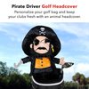 Daphne’s Pirate Driver Headcover | Premium Driver Headcovers | Funny Golf Club Covers | Stylish Protection for Your Clubs | Men's Golf Gear | Driver Headcover for Men and Women