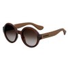 Havaianas Women's Floripa Round Sunglasses, Brown, 51 mm